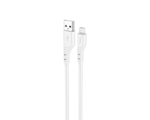 Кабель HOCO X97 Crystal color silicone charging data cable Micro white (6931474799838) Кабель HOCO X97 Crystal color silicone charging data cable Micro white (6931474799838)
