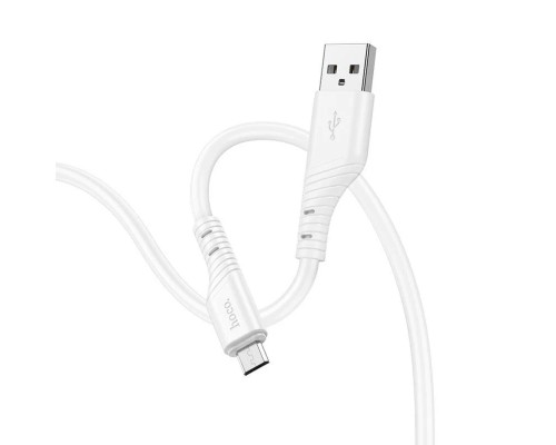 Кабель HOCO X97 Crystal color silicone charging data cable Micro white (6931474799838) Кабель HOCO X97 Crystal color silicone charging data cable Micro white (6931474799838)