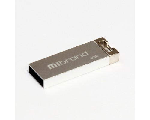 Флеш-накопичувач Mibrand USB 2.0 Chameleon 4Gb Silver (MI2.0/CH4U6S) Флеш-накопичувач Mibrand USB 2.0 Chameleon 4Gb Silver (MI2.0/CH4U6S)