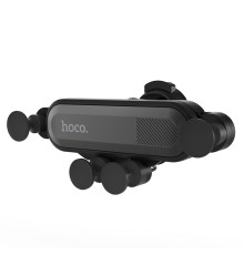 Тримач для мобільного HOCO CA51 Air outlet gravity in-car holder Black (6931474705587)