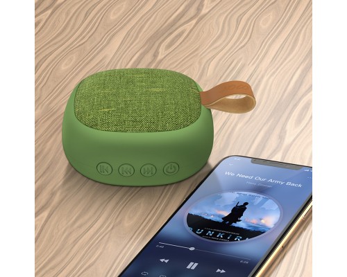 Портативна колонка HOCO BS31 Bright sound sports wireless speakerr Army Green (6931474708595) Портативна колонка HOCO BS31 Bright sound sports wireless speakerr Army Green (6931474708595)