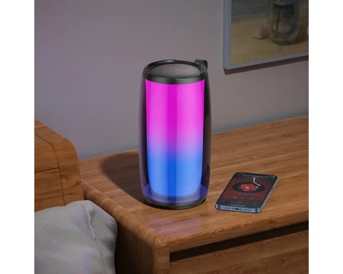 Портативна колонка HOCO HC18 Jumper colorful luminous BT speaker Black (6931474795137) Портативна колонка HOCO HC18 Jumper colorful luminous BT speaker Black (6931474795137)