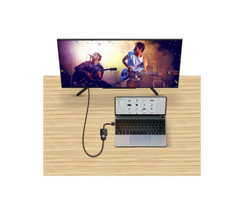 Перехідник Baseus Lite Series Adapter HDMI to VGA Black (WKQX010001) Перехідник Baseus Lite Series Adapter HDMI to VGA Black (WKQX010001)