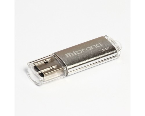 Флеш-накопичувач Mibrand USB 2.0 Cougar 32Gb Silver (MI2.0/CU32P1S) Флеш-накопичувач Mibrand USB 2.0 Cougar 32Gb Silver (MI2.0/CU32P1S)