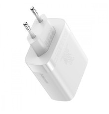 Мережевий зарядний пристрій Baseus Mirror Lake Digital Display 4USB Travel Charger 30W (EU) White (CCJMHB-B02)
