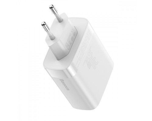 Мережевий зарядний пристрій Baseus Mirror Lake Digital Display 4USB Travel Charger 30W (EU) White (CCJMHB-B02) Мережевий зарядний пристрій Baseus Mirror Lake Digital Display 4USB Travel Charger 30W (EU) White (CCJMHB-B02)
