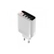 Мережевий зарядний пристрій Baseus Mirror Lake Digital Display 4USB Travel Charger 30W (EU) White (CCJMHB-B02)