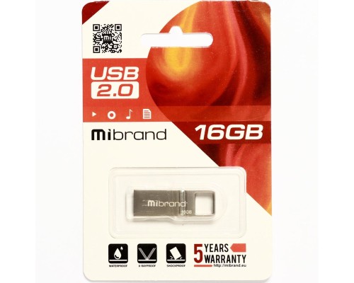 Флеш-накопичувач Mibrand USB 2.0 Stingray 16Gb Grey (MI2.0/ST16U5G) Флеш-накопичувач Mibrand USB 2.0 Stingray 16Gb Grey (MI2.0/ST16U5G)