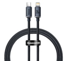 Кабель Baseus Crystal Shine Series Fast Charging Data Cable Type-C to iP 20W 1.2m Black (CAJY000201)
