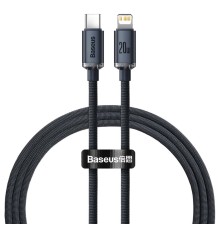 Кабель Baseus Crystal Shine Series Fast Charging Data Cable Type-C to iP 20W 1.2m Black (CAJY000201)