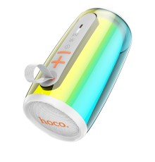 Портативна колонка HOCO HC18 Jumper colorful luminous BT speaker White (6931474795144)