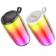 Портативна колонка HOCO HC18 Jumper colorful luminous BT speaker White (6931474795144)