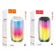 Портативна колонка HOCO HC18 Jumper colorful luminous BT speaker White (6931474795144)