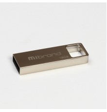 Флеш-накопичувач Mibrand USB 2.0 Shark 16Gb Silver (MI2.0/SH16U4S)
