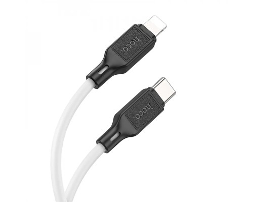 Кабель HOCO X90 Cool silicone PD charging data cable for iP White (6931474788399) Кабель HOCO X90 Cool silicone PD charging data cable for iP White (6931474788399)