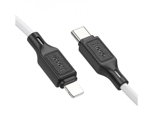 Кабель HOCO X90 Cool silicone PD charging data cable for iP White (6931474788399) Кабель HOCO X90 Cool silicone PD charging data cable for iP White (6931474788399)