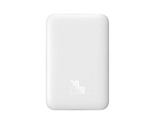 Зовнійшній акумулятор Baseus Magnetic Mini Wireless Fast Charge Power Bank 10000mAh 20W White (PPCX030002) Зовнійшній акумулятор Baseus Magnetic Mini Wireless Fast Charge Power Bank 10000mAh 20W White (PPCX030002)