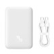 Зовнійшній акумулятор Baseus Magnetic Mini Wireless Fast Charge Power Bank 10000mAh 20W White (PPCX030002)