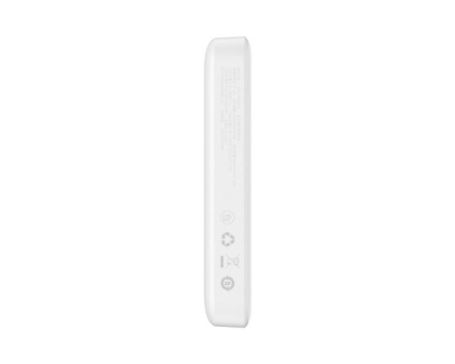 Зовнійшній акумулятор Baseus Magnetic Mini Wireless Fast Charge Power Bank 10000mAh 20W White (PPCX030002) Зовнійшній акумулятор Baseus Magnetic Mini Wireless Fast Charge Power Bank 10000mAh 20W White (PPCX030002)