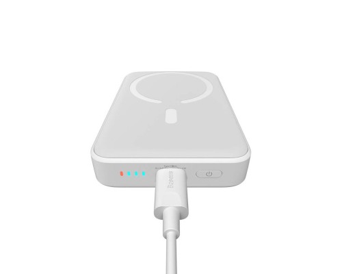 Зовнійшній акумулятор Baseus Magnetic Mini Wireless Fast Charge Power Bank 10000mAh 20W White (PPCX030002) Зовнійшній акумулятор Baseus Magnetic Mini Wireless Fast Charge Power Bank 10000mAh 20W White (PPCX030002)