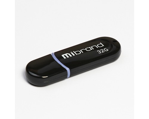 Флеш-накопичувач Mibrand USB 2.0 Panther 32Gb Black (MI2.0/PA32P2B) Флеш-накопичувач Mibrand USB 2.0 Panther 32Gb Black (MI2.0/PA32P2B)