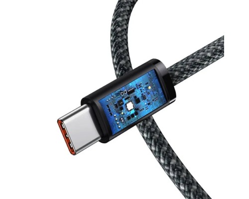 Кабель Baseus Dynamic Series Fast Charging Data Cable Type-C to Type-C 100W 1m Slate Gray (CALD000216) Кабель Baseus Dynamic Series Fast Charging Data Cable Type-C to Type-C 100W 1m Slate Gray (CALD000216)