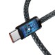 Кабель Baseus Dynamic Series Fast Charging Data Cable Type-C to Type-C 100W 1m Slate Gray (CALD000216)