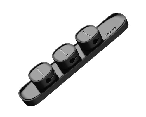 Тримач-затискач для кабелю магнітний Baseus Peas Cable Clip Black (ACWDJ-01) Тримач-затискач для кабелю магнітний Baseus Peas Cable Clip Black (ACWDJ-01)