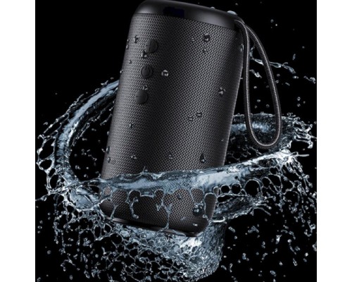 Портативна колонка Usams US-YC011 IPX7 Waterproof Wireless Speaker with Lanyard -- YC Series 2000mAh Black (YC011YX01)