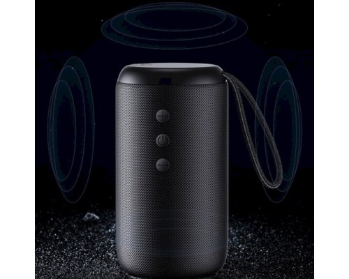 Портативна колонка Usams US-YC011 IPX7 Waterproof Wireless Speaker with Lanyard -- YC Series 2000mAh Black (YC011YX01)