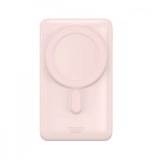 Зовнішній акумулятор Baseus Magnetic Bracket Wireless Fast Charge Power Bank 10000mAh 20W Pink (With cable Type-C to Type-C 60W（20V/3A) (PPCX000004)
