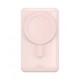 Зовнішній акумулятор Baseus Magnetic Bracket Wireless Fast Charge Power Bank 10000mAh 20W Pink (With cable Type-C to Type-C 60W(20V/3A) (PPCX000004)