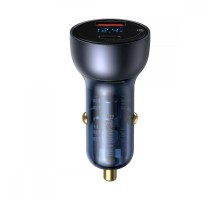 Автомобільний зарядний пристрій Baseus Particular Digital Display QC+PPS Dual Quick Charger Car Charger 65W Dark Gray (CCKX-C0G)