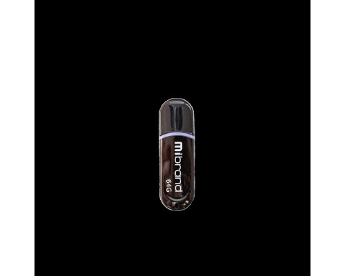 Флеш-накопичувач Mibrand USB 2.0 Panther 64Gb Black (MI2.0/PA64P2B) Флеш-накопичувач Mibrand USB 2.0 Panther 64Gb Black (MI2.0/PA64P2B)
