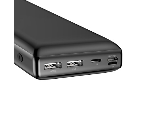 Зовнішній акумулятор Baseus Mini JA Fast charge power bank 3A 30000mAh Black (PPJAN-C01) Зовнішній акумулятор Baseus Mini JA Fast charge power bank 3A 30000mAh Black (PPJAN-C01)