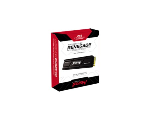 Накопичувач SSD M.2 Kingston FURY Renegade with Heatsink 2TB 2280 NVMe PCIe Gen 4.0 x4 3D TLC NAND (SFYRDK/2000G) Накопичувач SSD M.2 Kingston FURY Renegade with Heatsink 2TB 2280 NVMe PCIe Gen 4.0 x4 3D TLC NAND (SFYRDK/2000G)
