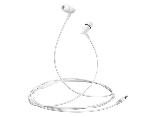 Навушники Usams EP-37 In-ear Plastic Earphone 1.2M White (HSEP3702) Навушники Usams EP-37 In-ear Plastic Earphone 1.2M White (HSEP3702)