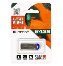 Флеш-накопичувач Mibrand USB 2.0 Falcon 64Gb Blue (MI2.0/FA64U7U)