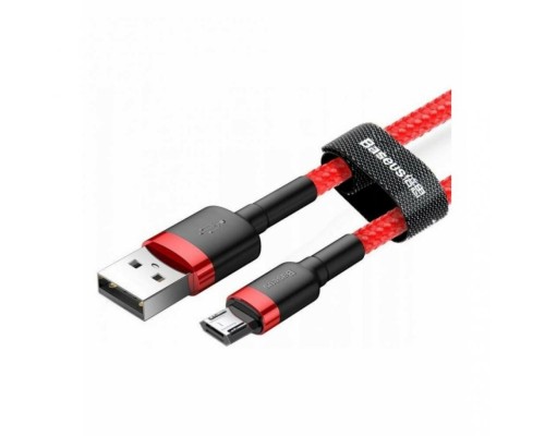 Кабель Baseus Cafule Cable USB For Micro 2.4A 1m Red+Red (CAMKLF-B09) Кабель Baseus Cafule Cable USB For Micro 2.4A 1m Red+Red (CAMKLF-B09)