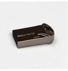 Флеш-накопичувач Mibrand USB 2.0 Hawk 16Gb Black (MI2.0/HA16M1B)