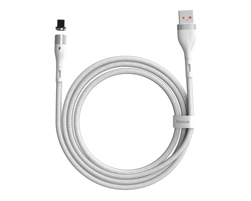 Кабель Baseus Zinc Magnetic Safe Fast Charging Data Cable USB to IP 2.4A 1m White (CALXC-K02) Кабель Baseus Zinc Magnetic Safe Fast Charging Data Cable USB to IP 2.4A 1m White (CALXC-K02)