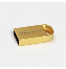 Флеш-накопичувач Mibrand USB 2.0 Lynx 16Gb Gold (MI2.0/LY16M2G)