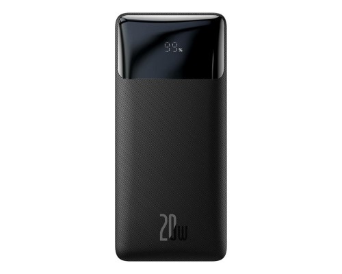 Зовнішній акумулятор Baseus Bipow Digital Display Fast Charge Power Bank 10000mAh 20W Black (PPBD050301) Зовнішній акумулятор Baseus Bipow Digital Display Fast Charge Power Bank 10000mAh 20W Black (PPBD050301)