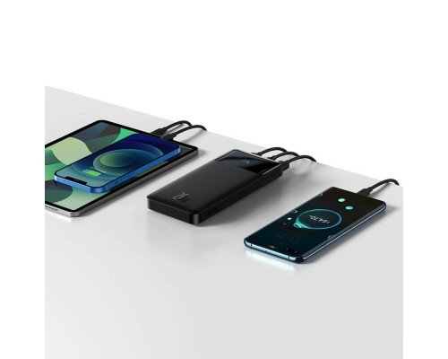 Зовнішній акумулятор Baseus Bipow Digital Display Fast Charge Power Bank 10000mAh 20W Black (PPBD050301) Зовнішній акумулятор Baseus Bipow Digital Display Fast Charge Power Bank 10000mAh 20W Black (PPBD050301)