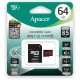 microSDXC (UHS-1) Apacer 64Gb class 10 R85MB/s (adapter SD) (AP64GMCSX10U5-R)