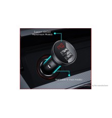 Автомобільний зарядний пристрій Baseus Digital Display Dual USB 4.8A Car Charger 24W Silver (CCBX-0S)