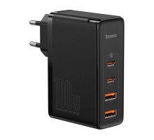Мережевий зарядний пристрій Baseus GaN2 Pro Quick Charger 2C+2U 100W EU Black (CCGAN2P-L01)