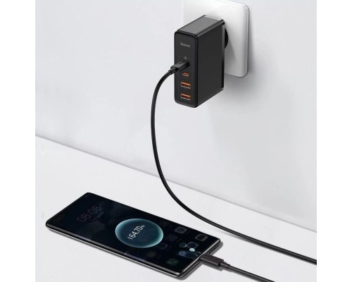 Мережевий зарядний пристрій Baseus GaN2 Pro Quick Charger 2C+2U 100W EU Black (CCGAN2P-L01) Мережевий зарядний пристрій Baseus GaN2 Pro Quick Charger 2C+2U 100W EU Black (CCGAN2P-L01)
