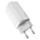 Мережевий зарядний пристрій Baseus GaN2 Lite Quick Charger C+U 65W EU White (CCGAN2L-B02)