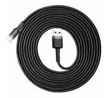 Кабель Baseus Cafule Cable USB For iP 2A 3m Gray+Black (CALKLF-RG1)